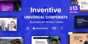Inventive Multi-Purpose Business WP Theme