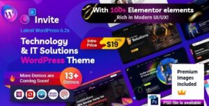 Invite IT Solutions & Technology WP Theme