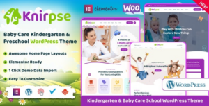 Knirpse Kindergarten & Baby Care WP Theme