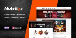 Nutritix Supplement & Nutrition WooCommerce Theme