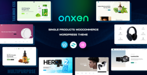 Onxen Single Product WooCommerce Theme