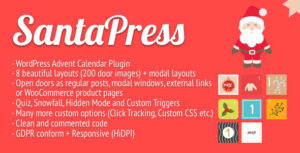 SantaPress WP Advent Calendar Plugin & Quiz