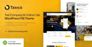 Taxico Taxi Company & Online Cab Service Theme