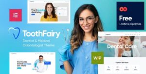 Tooth Fairy Dentist & Medical Odontologist WP Theme