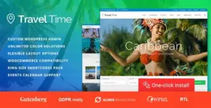 Travel Time Tour and Hotel WP Theme