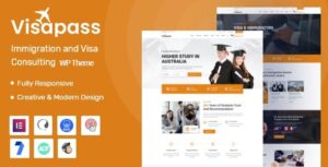 Visapass Immigration Consulting WP Theme