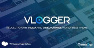 Vlogger Professional Video & Tutorials WP Theme