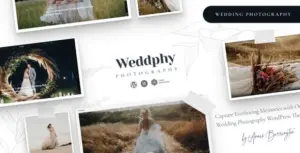 Weddphy Wedding Photography WP Theme