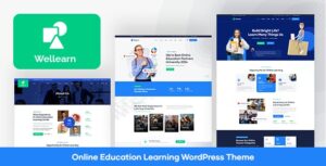 Wellearn Online Learning WP Theme