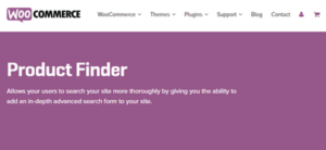 WooCommerce Product Finder