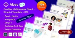 Abev Creative Multipurpose React Next Template