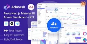 Admash Material Design React Next Admin Dashboard Template