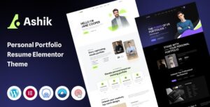 Ashik Personal Portfolio WP Theme