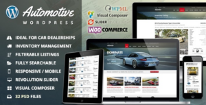 Automotive Car Dealership Business WP Theme
