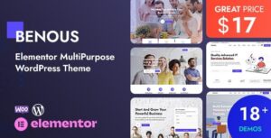Benous Elementor WP Theme