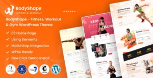 BodyShape Fitness, Workout & Gym WP Theme