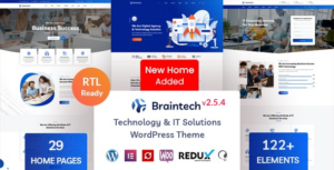 Braintech Technology & IT Solutions WP Theme
