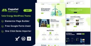 Capatel Solar Energy WP Theme