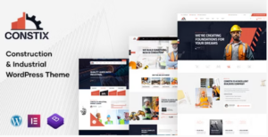 Constix Construction Factory & Industrial WP Theme