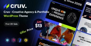 Cruv Creative Agency & Portfolio WP Theme
