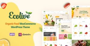 Ecolive Organic Food WooCommerce WP Theme