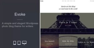 Evoke Photo Stories WP Blog Theme