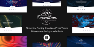 Expedition Elementor Coming Soon WP Theme