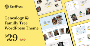 FamiPress Genealogy and Family Tree WP Theme