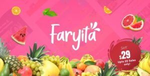 Faryita Organic Juice & Health Drinks WP Theme