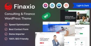 Finaxio Consulting & Finance WP Theme