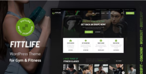 Fittlife Gym & Fitness WP Theme