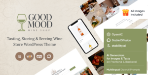 Good Mood Wine Shop WP Theme