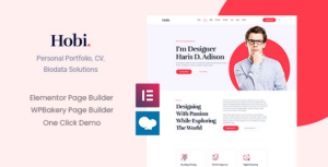 Hobi Personal Portfolio WP Theme