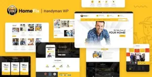 HomeFix Plumber, Handyman Maintenance Theme