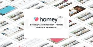 Homey Booking and Rentals WP Theme