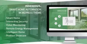 Ingenious Smart Home Automation WP Theme