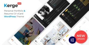 Kerge Resume CV vCard WP Theme