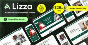 Lizza LMS Education WP Theme