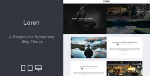 Loren Responsive WP Blog Theme