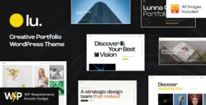 Lunna Creative Portfolio WP Theme