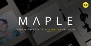 Maple Clean Minimal WP Theme