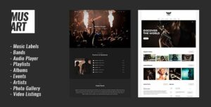 Musart Music Label and Artists WP Theme