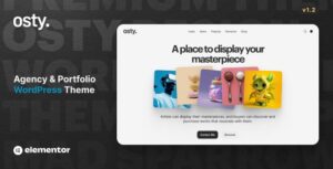 Osty Creative Agency and Portfolio Theme