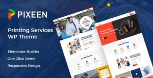 Pixeen Printing Services Company WP Theme + RTL