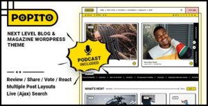 Popito Blog & Magazine WP Theme