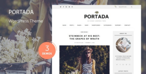 Portada Elegant Blog Blogging WP Theme