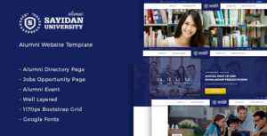 Sayidan University Alumni WP theme