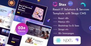 Stax React Nextjs IT Services & Startup Template