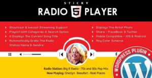 Sticky Radio Player WP Plugin