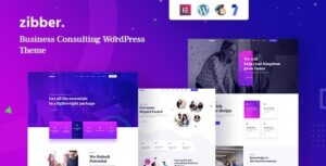 Zibber Consulting Business WP Theme + RTL